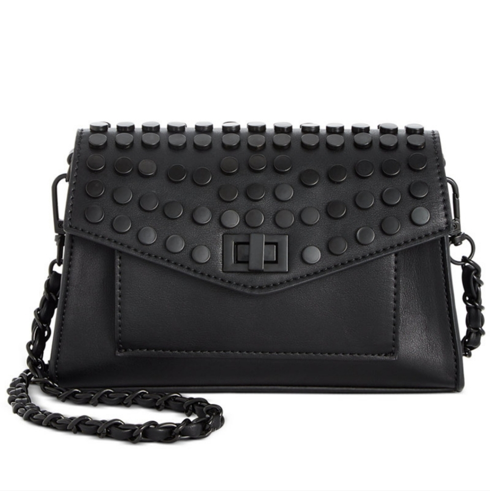 Aidan Battery stud flap crossbody